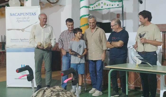 Imagen de entrega del premio al Zoobotánico de Jerez